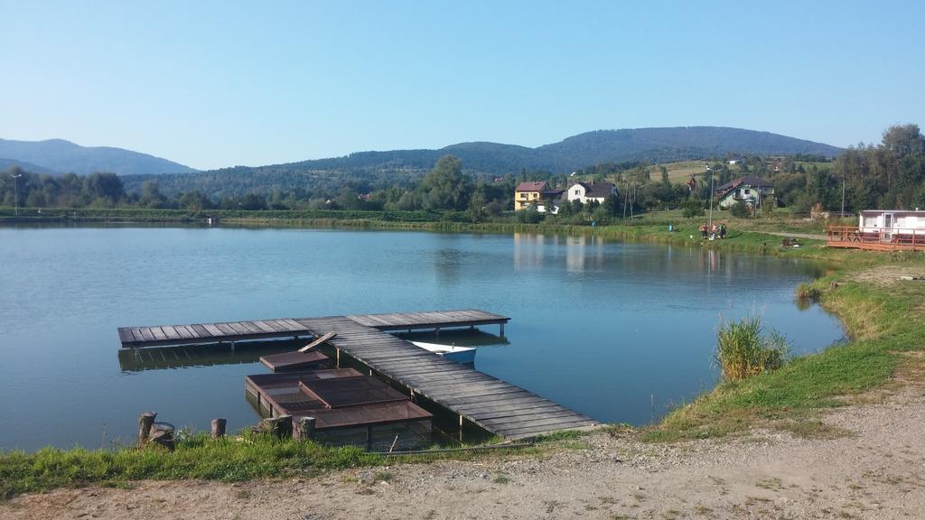 Domek Gloria Nad Jeziorem Zywieckim Exteriör bild
